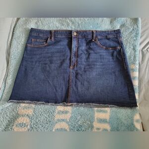 Universal Thread Plus Size Denim Midi Skirt